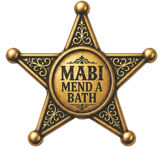 MABI Mend A Bath sheriff badge logo