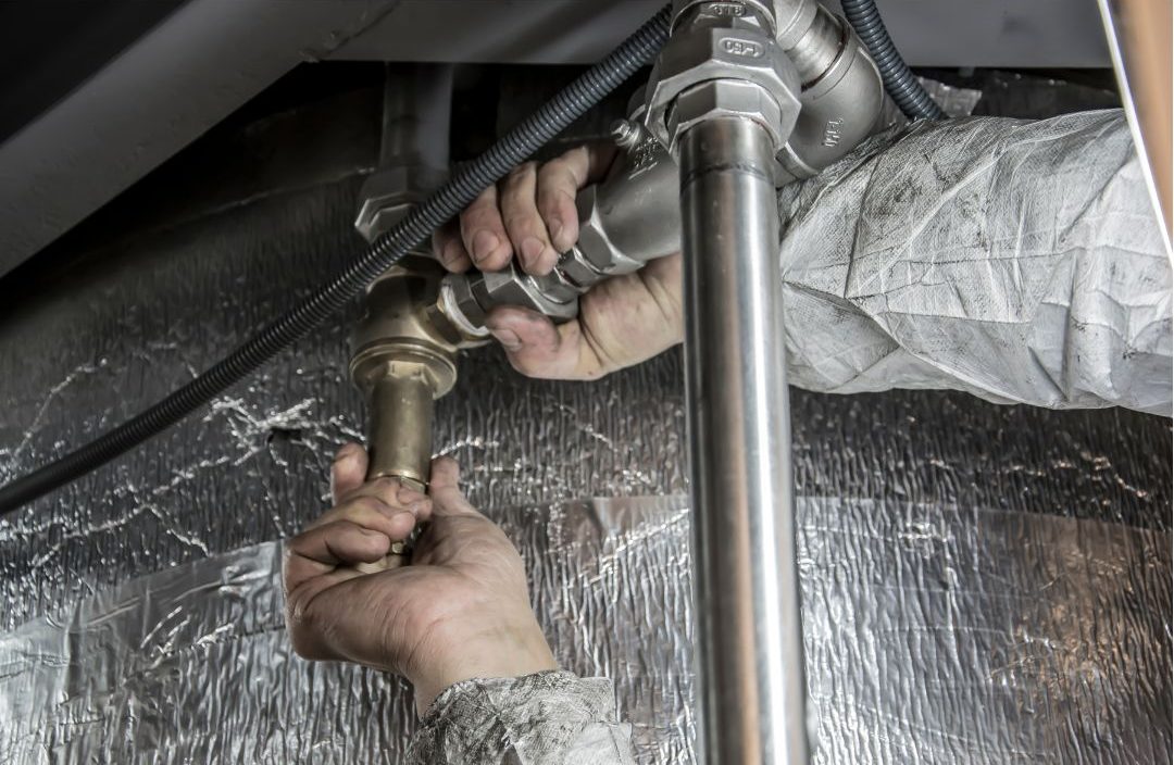 Professional plumbing repair and maintenance work